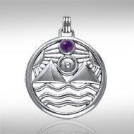 Four Elements Solar Power Pendant TP3576 Pendant