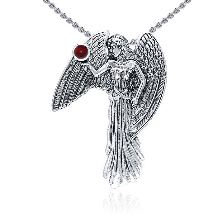 In the eyes of an Angel ~Sterling Silver Jewelry Pendant with Gemstone TP3578 Pendant