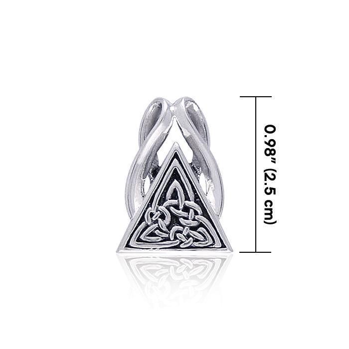 Celtic Trinity Knot Silver Slider Pendant TP3593 Pendant