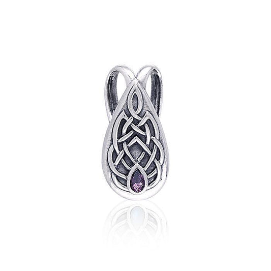 Celtic Knotwork Silver Slider Pendant TP3594 Pendant