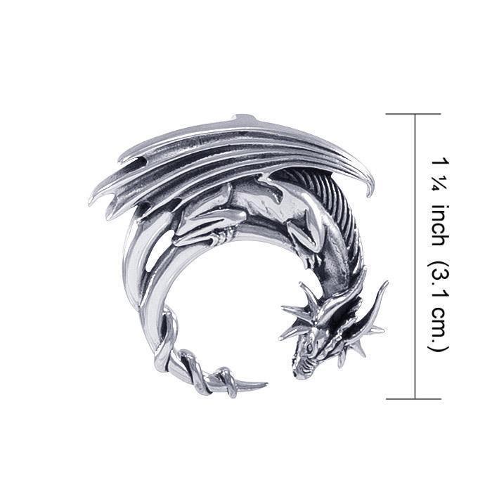 The Mystical Dragon – Guardian of the Moon Pendant TP3605 Pendant