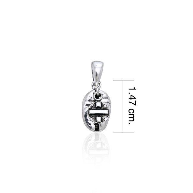 Divided by Coffee Bean Silver Pendant TP393 Pendant