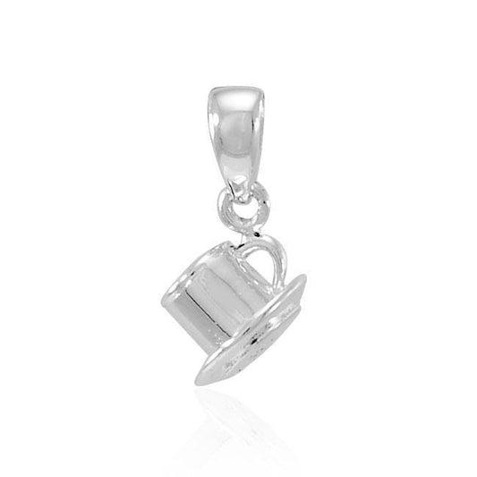 Coffee Cup Silver Pendant TP422 Pendant