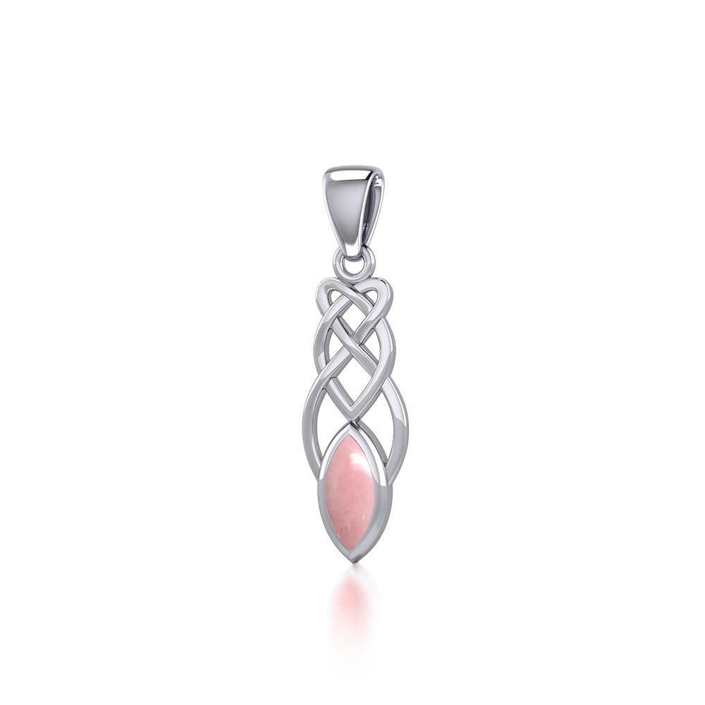 Contemporary Celtic Knotwork Silver Pendant TP857 Pendant