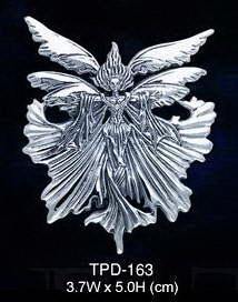 Unbound Fairy Sterling Silver Jewelry Pendant TPD163 Pendant