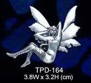Amy Brown Glamour Fairy Sterling Silver Jewelry Pendant TPD164 Pendant