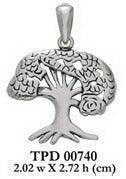 Tree of Life Silver Pendant TPD740 - peterstone.dropshipping