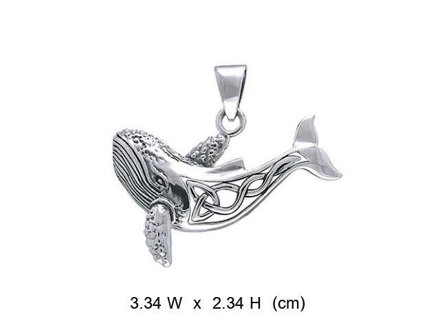 Celtic Whale Silver Pendant TPD1029 Pendant