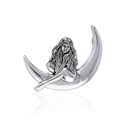 Child of the Moon Fairy Silver Pendant TPD030 Pendant