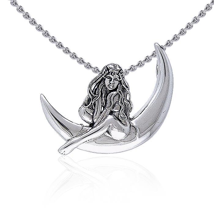 Child of the Moon Fairy Silver Pendant TPD030 Pendant