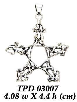 The Goddess The Star ~ A Sterling Silver Jewelry Pendant TPD3007 - Wholesale Jewelry