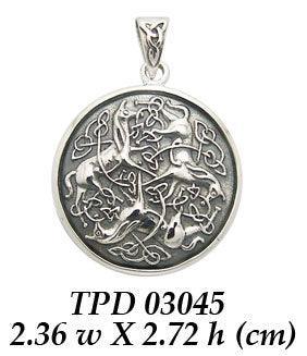 Celtic Knotwork Horse Pendant TPD3045 - peterstone.dropshipping