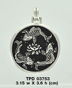 Chinese Fish Feng Shui Pendant TPD3753