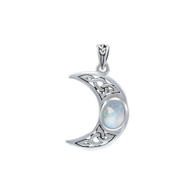 Blue Moon Silver Pendant with Gemstone TPD4056 Pendant
