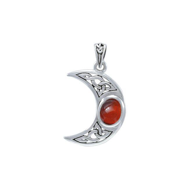 Blue Moon Silver Pendant with Gemstone TPD4056 Pendant