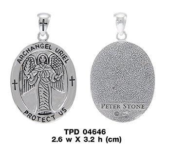 Archangel Uriel Medallion Pendant TPD4646 - peterstone.dropshipping