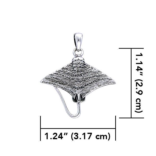 Eagle Ray Sterling Silver Pendant TPD048 Pendant