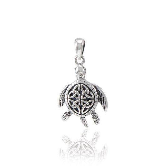 Celtic Sea Turtle Pendant TPD082 Pendant