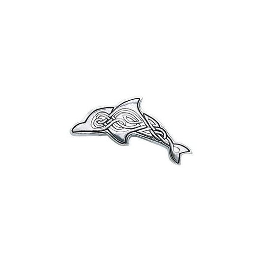 Celtic Dolphin Silver Pendant TPD1030