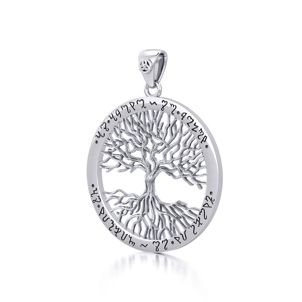 Continuously Inspiring - The Ethereal Symbol of the Theban Tree of Life Pendant TPD1043 Pendant