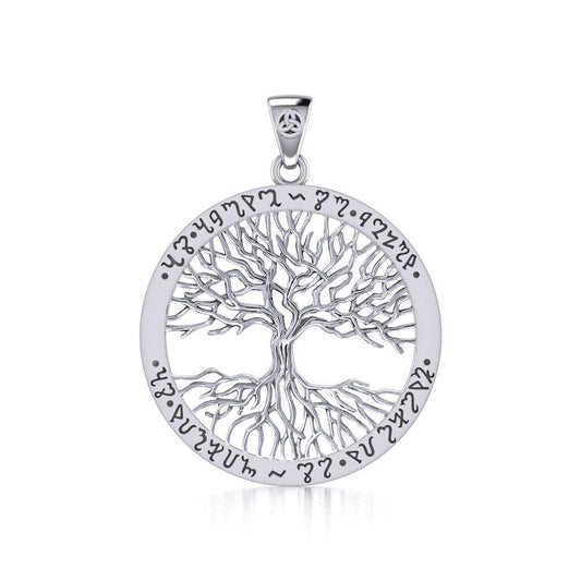 Continuously Inspiring - The Ethereal Symbol of the Theban Tree of Life Pendant TPD1043 Pendant