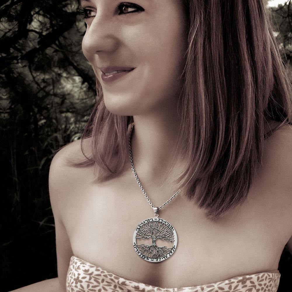 Continuously Inspiring - The Ethereal Symbol of the Theban Tree of Life Pendant TPD1043 Pendant