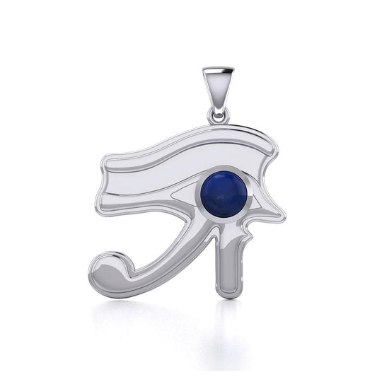 Udjat Pendant with Stone Eye by Oberon Zell TPD1068 Pendant