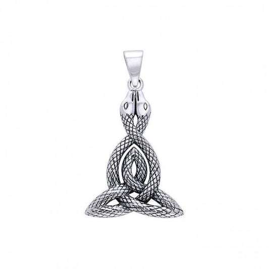 Celtic Trinity Knot Snake Pendant TPD1108