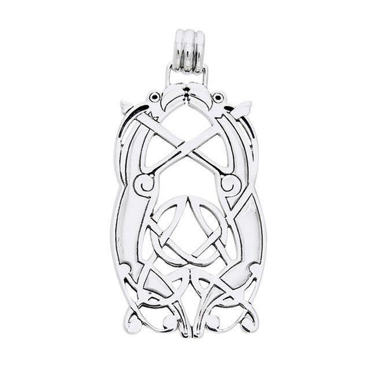Proud art with rich history ~ Viking Borre Animal Sterling Silver Pendant Jewelry TPD1142 Pendant