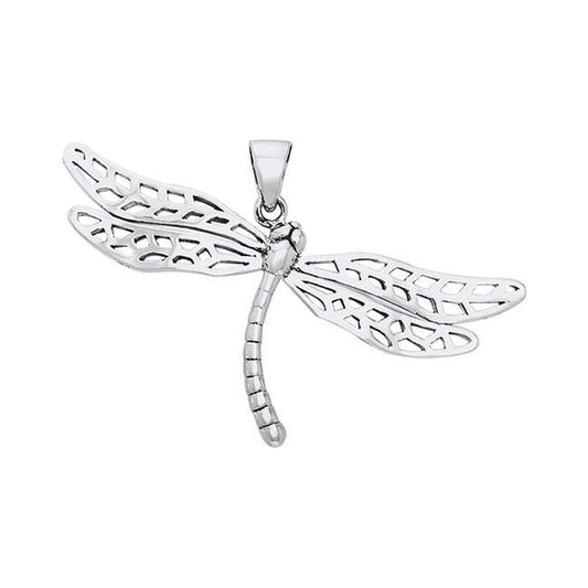 Colorful changes await ~ Dragonfly Sterling Silver Pendant Jewelry TPD1153 Pendant