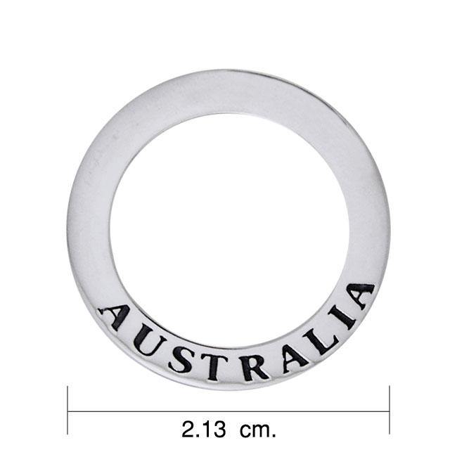 Australia Sterling Silver Ring Pendant TPD1161 Pendant