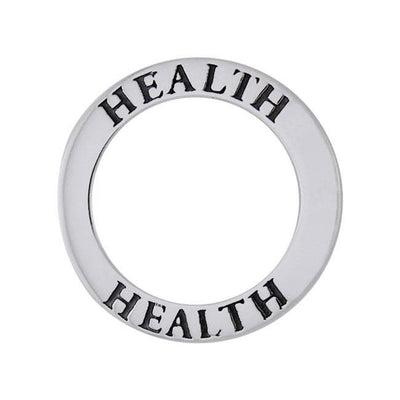 Health Sterling Silver Ring Pendant TPD1162 Pendant