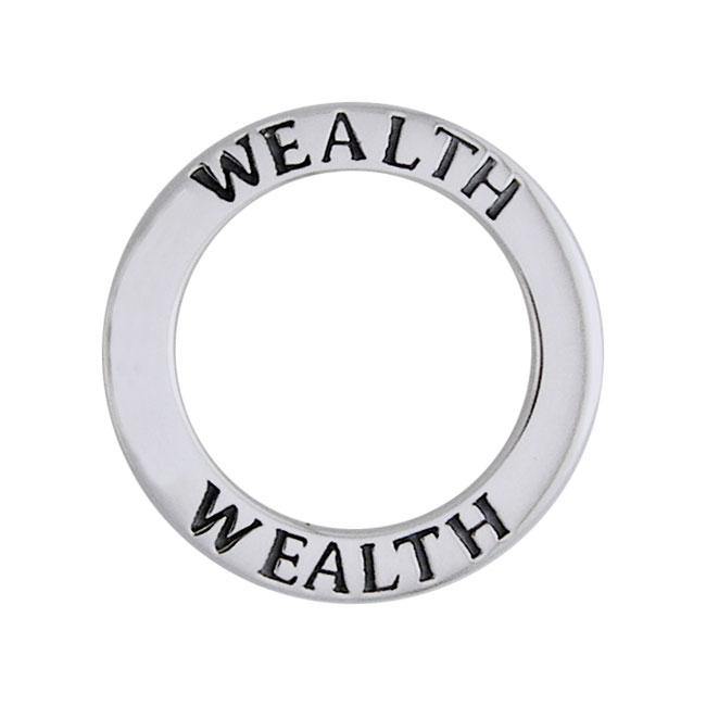 Wealth Sterling Silver Ring Pendant TPD1163 Pendant