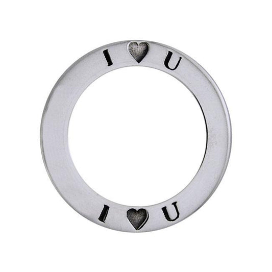 I Love You Sterling Silver Ring Pendant TPD1164 Pendant