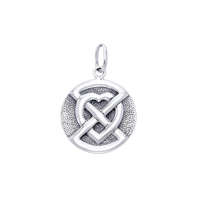 Buried Heart Sterling Silver Pendant TPD1194 Pendant