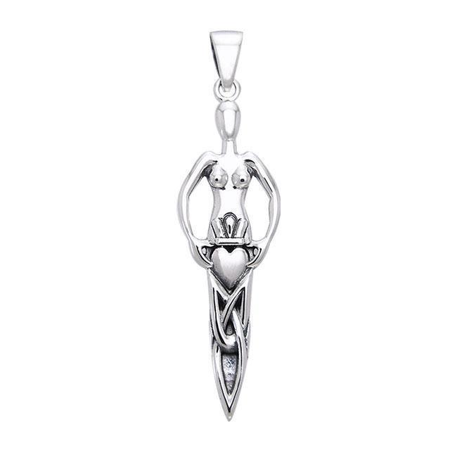 Danu Goddess Sterling Silver Pendant TPD1200 Pendant