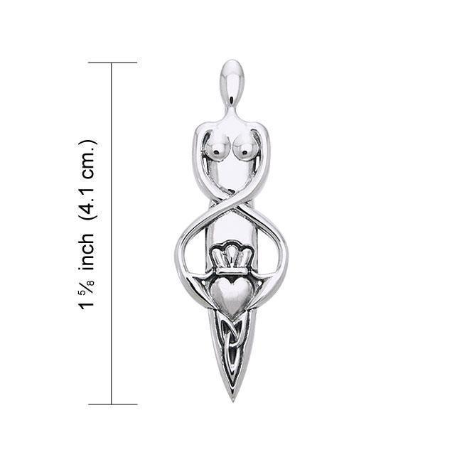 Danu Goddess Sterling Silver Pendant TPD1204 Pendant