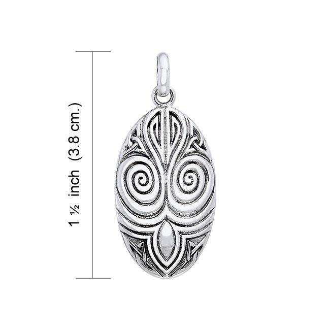 A revered tradition ~ Sterling Silver Celtic Maori Pendant Jewelry TPD1206 Pendant