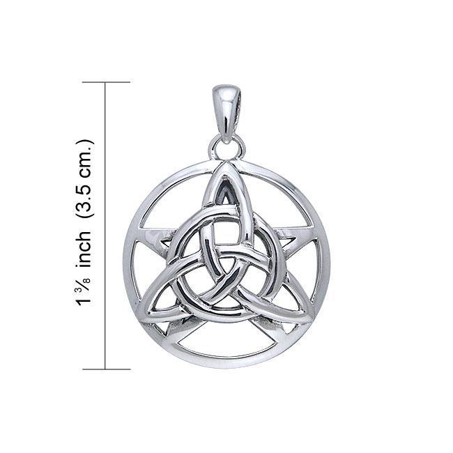 Celtic Trinity The Star Sterling Silver Pendant TPD126 Pendant