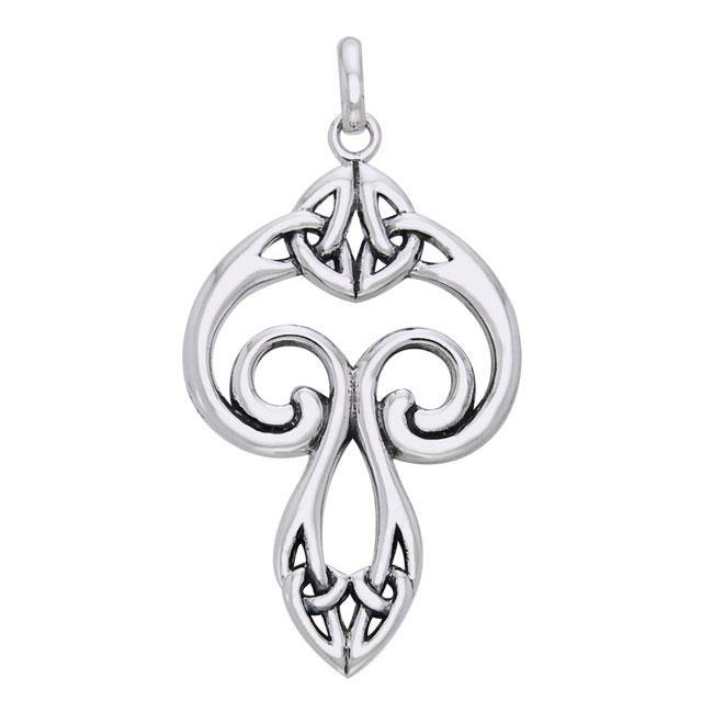 The symbol that predates Christianity ~ Sterling Silver Celtic Triquetra Pendant Jewelry TPD1266 Pendant