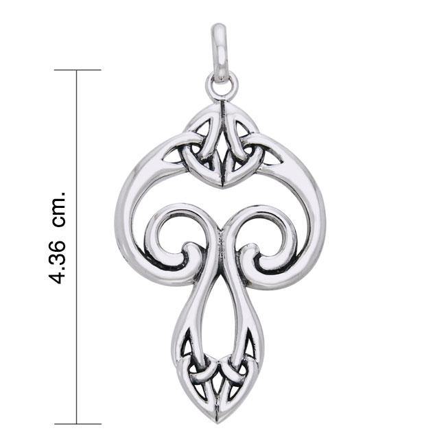 The symbol that predates Christianity ~ Sterling Silver Celtic Triquetra Pendant Jewelry TPD1266 Pendant