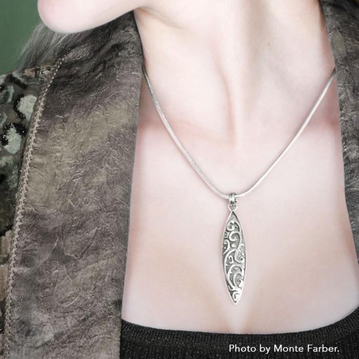 Tendrils Sterling Silver Pendant TPD1317 Pendant
