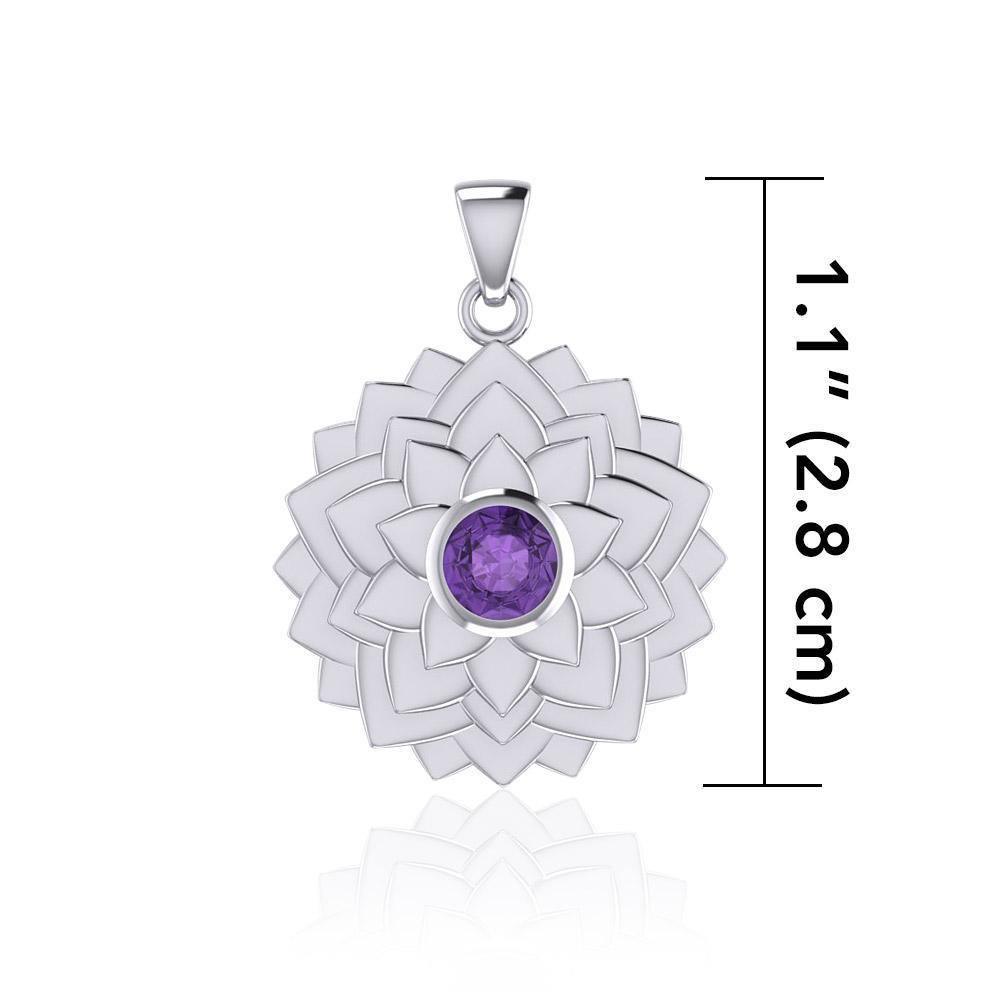 Sahasrara Crown Silver and Gold Chakra Pendant TPD1510 Pendant