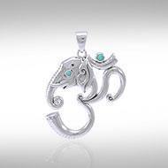 Om Ganesh Pendant TPD1513 Pendant