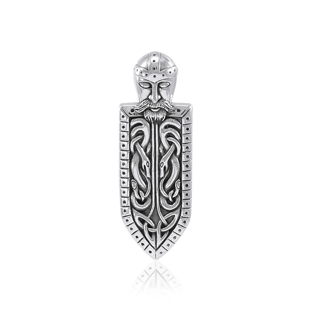 Viking God Sterling Silver Pendant TPD1661 Pendant
