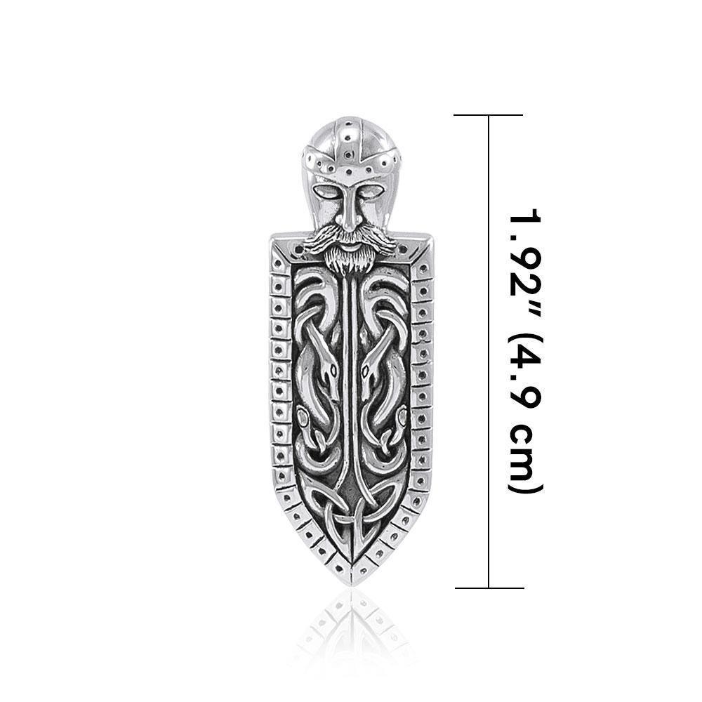 Viking God Sterling Silver Pendant TPD1661 Pendant