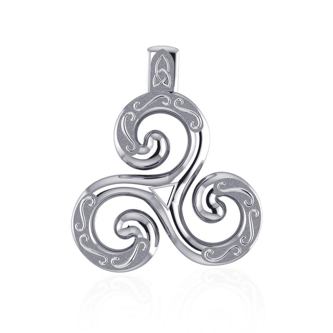 The love of the Holy Trinity ~ Sterling Silver Celtic Triquetra Pendant TPD1818 - peterstone.dropshipping