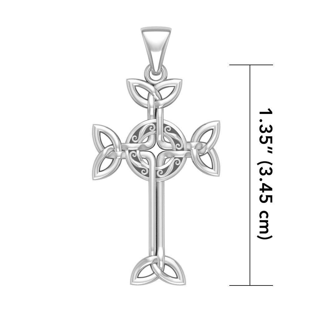 Celtic Cross Silver Pendant TPD1819 Pendant