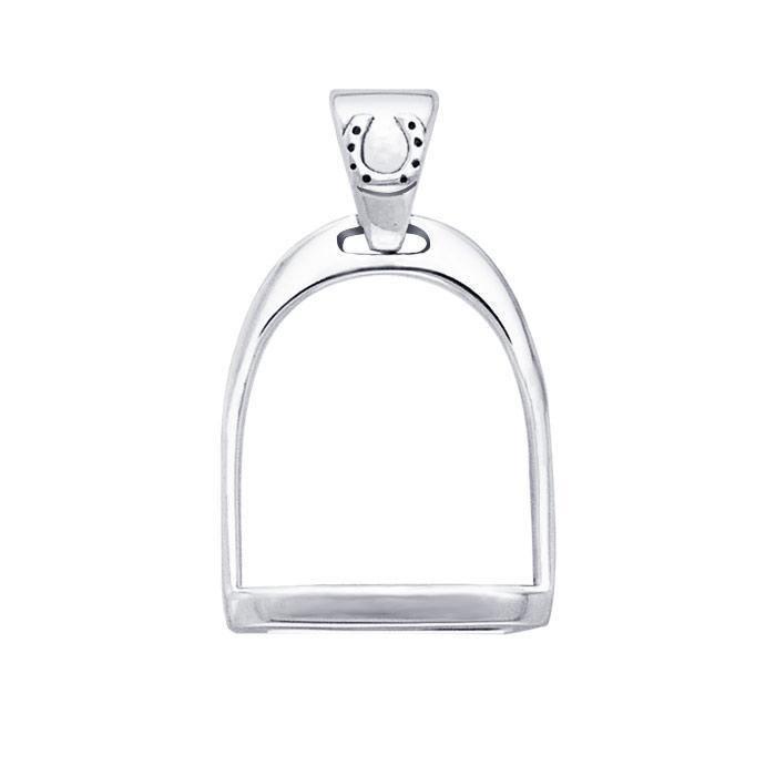English Stirrup Silver Pendant TPD1830