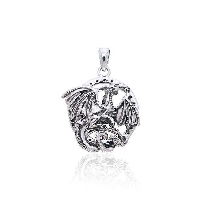 Jody Bergsma Dragon Silver Pendant TPD1871 Pendant